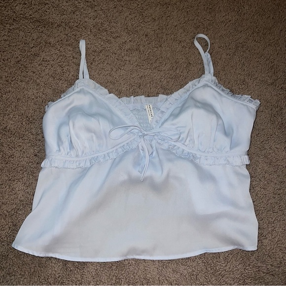 American Eagle Outfitters Front Ruffle Cami - Picture 1 of 5
